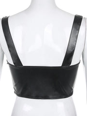 Load image into Gallery viewer, Faux Leather Underbust Corsett