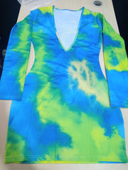 Load image into Gallery viewer, Deep V Neck Dress