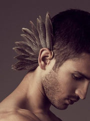 Load image into Gallery viewer, Feather Ear Cuff