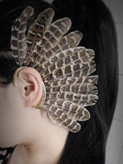 Load image into Gallery viewer, Feather Ear Cuff