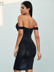 Load image into Gallery viewer, Off-Shoulder Dress