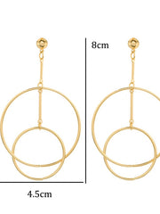 Load image into Gallery viewer, Double Circle Earrings