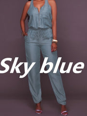 Load image into Gallery viewer, Sleeveless Jumpsuit