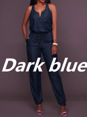 Load image into Gallery viewer, Sleeveless Jumpsuit