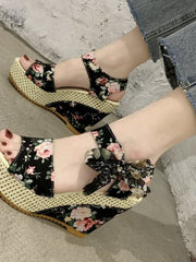 Load image into Gallery viewer, Ankle Tie Wedges