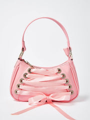 Load image into Gallery viewer, Crisscross Ribbon Hand Bag
