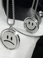Load image into Gallery viewer, Emoji Face Pendant Necklace