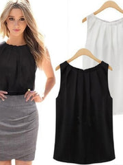 Load image into Gallery viewer, Sleeveless Chiffon Blouse