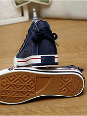 Load image into Gallery viewer, High-Top Canvas Sneakers