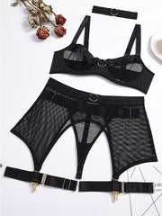Load image into Gallery viewer, Four Piece Lingerie Set