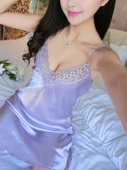 Load image into Gallery viewer, Satin Nightgown