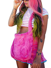 Load image into Gallery viewer, Fluffy Faux Fur Shoulder Bag