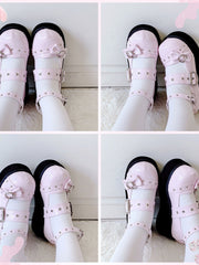 Load image into Gallery viewer, Buckle Chunky Heel Shoes