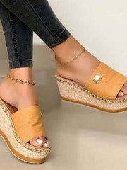 Load image into Gallery viewer, Wedge Sandals
