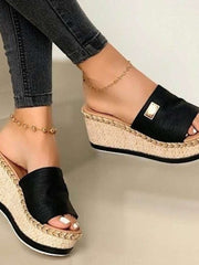 Load image into Gallery viewer, Wedge Sandals