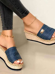 Load image into Gallery viewer, Wedge Sandals