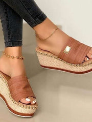 Load image into Gallery viewer, Wedge Sandals