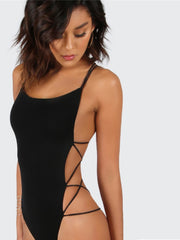 Load image into Gallery viewer, Crisscross Back Bodysuit