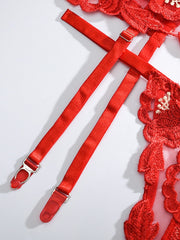 Load image into Gallery viewer, Floral Lace Lingerie Set