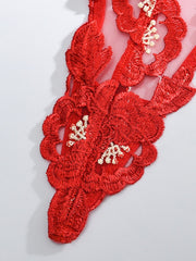 Load image into Gallery viewer, Floral Lace Lingerie Set