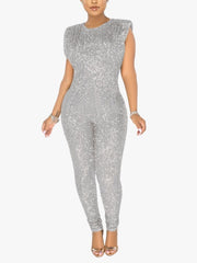 Load image into Gallery viewer, Sequined Jumpsuits