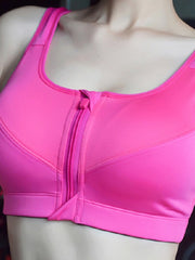 Load image into Gallery viewer, Front Zipper Sport Bra