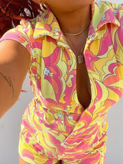 Load image into Gallery viewer, Button Down Romper