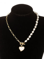 Load image into Gallery viewer, Irregular Pearl Chains Necklace