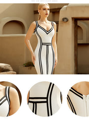 Load image into Gallery viewer, Contrast Outlined Dress