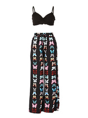 Load image into Gallery viewer, Crop Top & Loose Wide Leg Pants