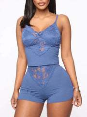 Load image into Gallery viewer, V-Neck Top and Shorts Set