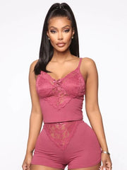 Load image into Gallery viewer, V-Neck Top and Shorts Set