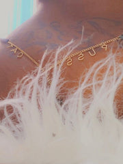 Load image into Gallery viewer, Chain/ Letter Thong