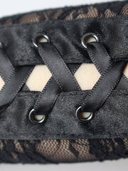 Load image into Gallery viewer, Lace-Up Lace Gloves