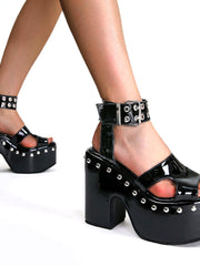 Load image into Gallery viewer, Chunky Heel Shoes