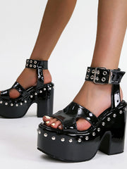 Load image into Gallery viewer, Chunky Heel Shoes