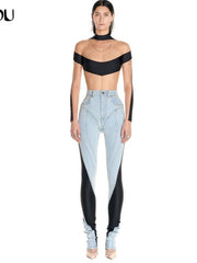 Load image into Gallery viewer, Sheer Patchwork Bodysuit