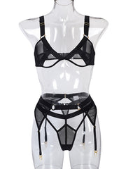 Load image into Gallery viewer, Three-Piece Lingerie Set