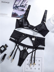 Load image into Gallery viewer, Three-Piece Lingerie Set