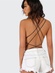 Load image into Gallery viewer, Crisscross Back Bodysuit