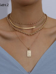 Load image into Gallery viewer, Multi-Layer Necklaces Set