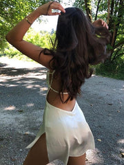 Load image into Gallery viewer, Satin Slit Dress