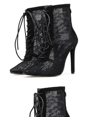 Load image into Gallery viewer, Mesh High Heel