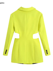 Load image into Gallery viewer, Blazer Jacket With Skirt