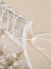 Load image into Gallery viewer, Floral Embroidery Lace Bodysuit