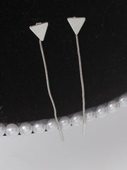 Load image into Gallery viewer, Triangle Dangle Earrings