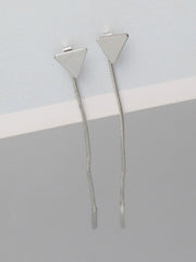 Load image into Gallery viewer, Triangle Dangle Earrings