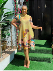Load image into Gallery viewer, Vintage Floral Print Dress