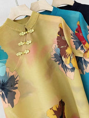 Load image into Gallery viewer, Vintage Floral Print Dress