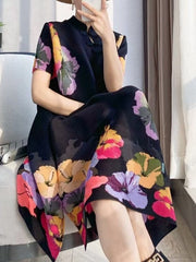 Load image into Gallery viewer, Vintage Floral Print Dress